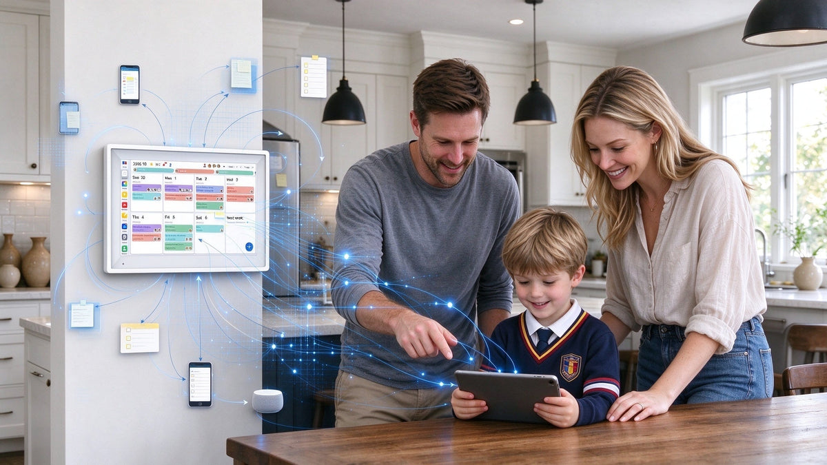 How to Choose a Large Wall-Mounted Digital Family Command Center?