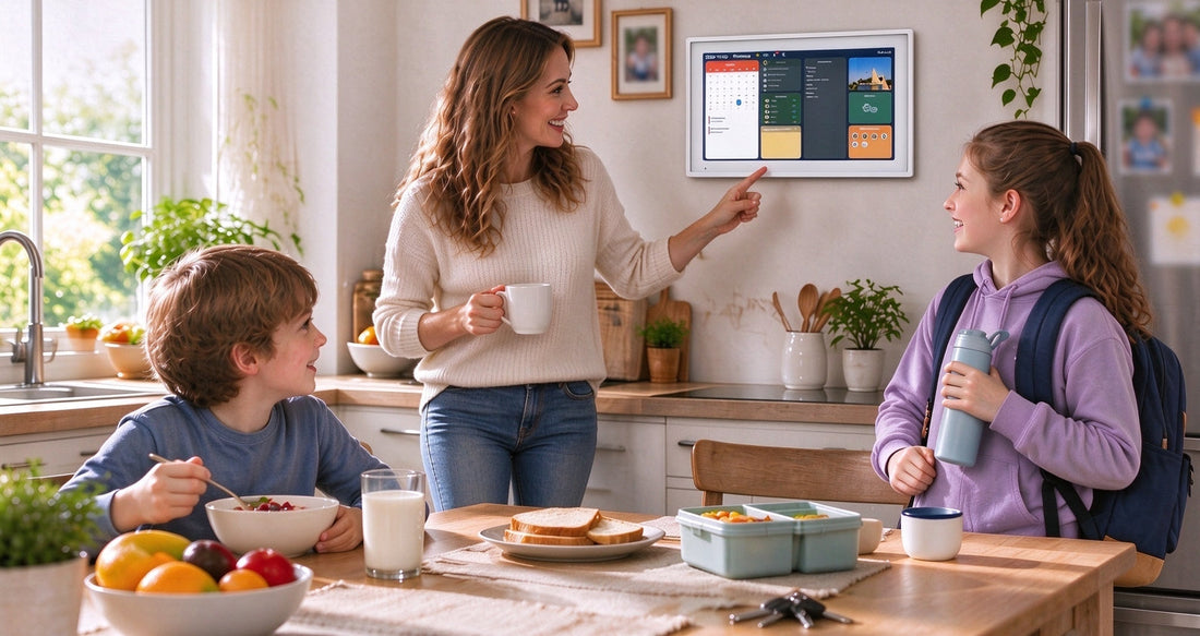 How Digital Wall Calendars Help Busy Moms Reduce Mental Load and Organize Family Life