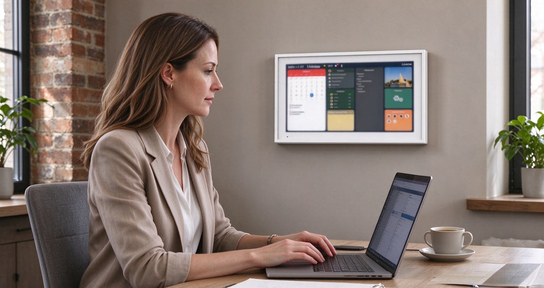 How to Sync Google, iCloud, and Outlook Calendars to a Wall Display