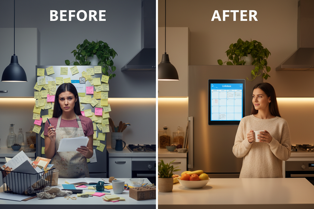Smart Digital Wall Planner with Automatic Calendar Sync