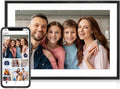 Linkdaze 10.1 Inch Digital Picture Frame with 1280*800 HD IPS Touch Screen, Smart Digital Photo Frame Built-in 32GB Memory, Auto-Rotate Easy Setup to Share Photos or Videos via AiMOR APP
